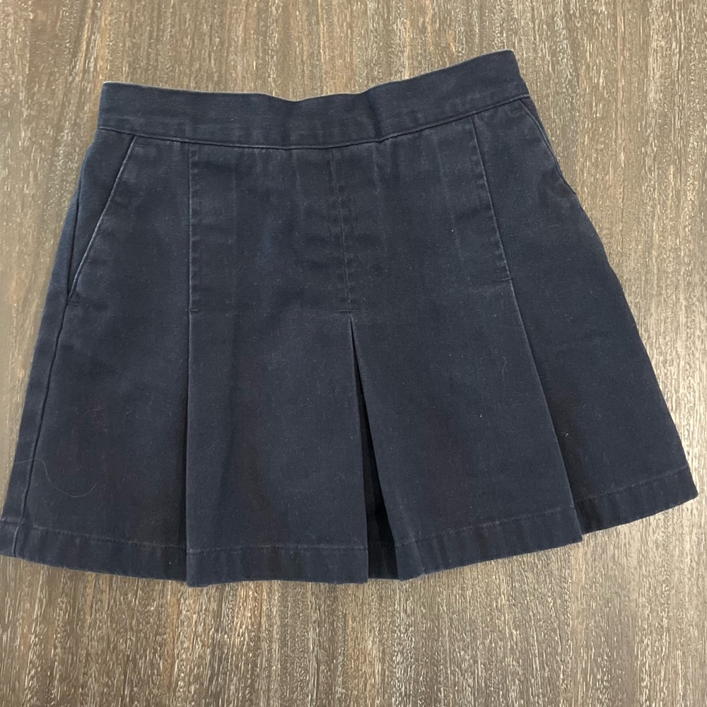 Nautica Girls Navy Skort with pockets Small